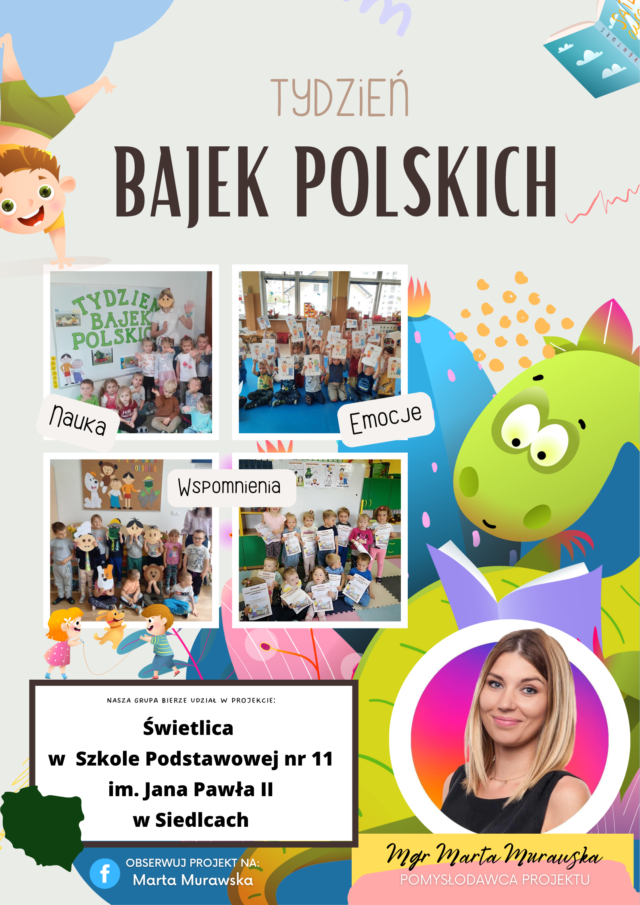 Plakat informacyjny „Tydzień Bajek Polskich.