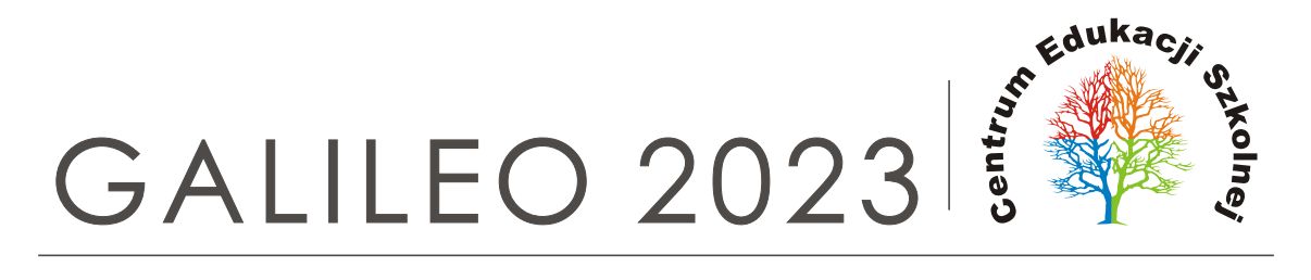 galileo 2023 CENTRUM EDUKACJI SZKOLNEJ