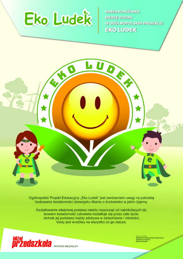 plakat ogólnopolskiego projektu edukacyjnego Eko Ludek