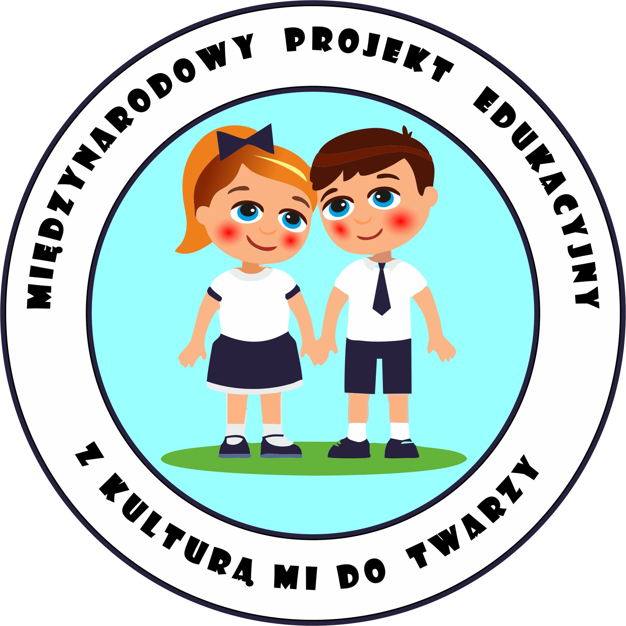 Logo Międzynarodowego Projektu Edukacyjnego „Z kulturą mi do twarzy”.