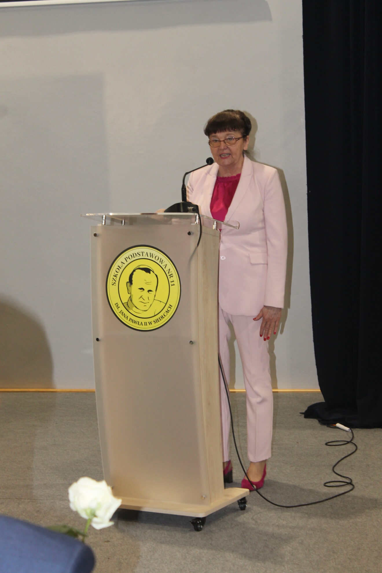 Jubileusz 40-lecia Szkoły Podstawowej nr 11 im. Jana Pawła II-gość