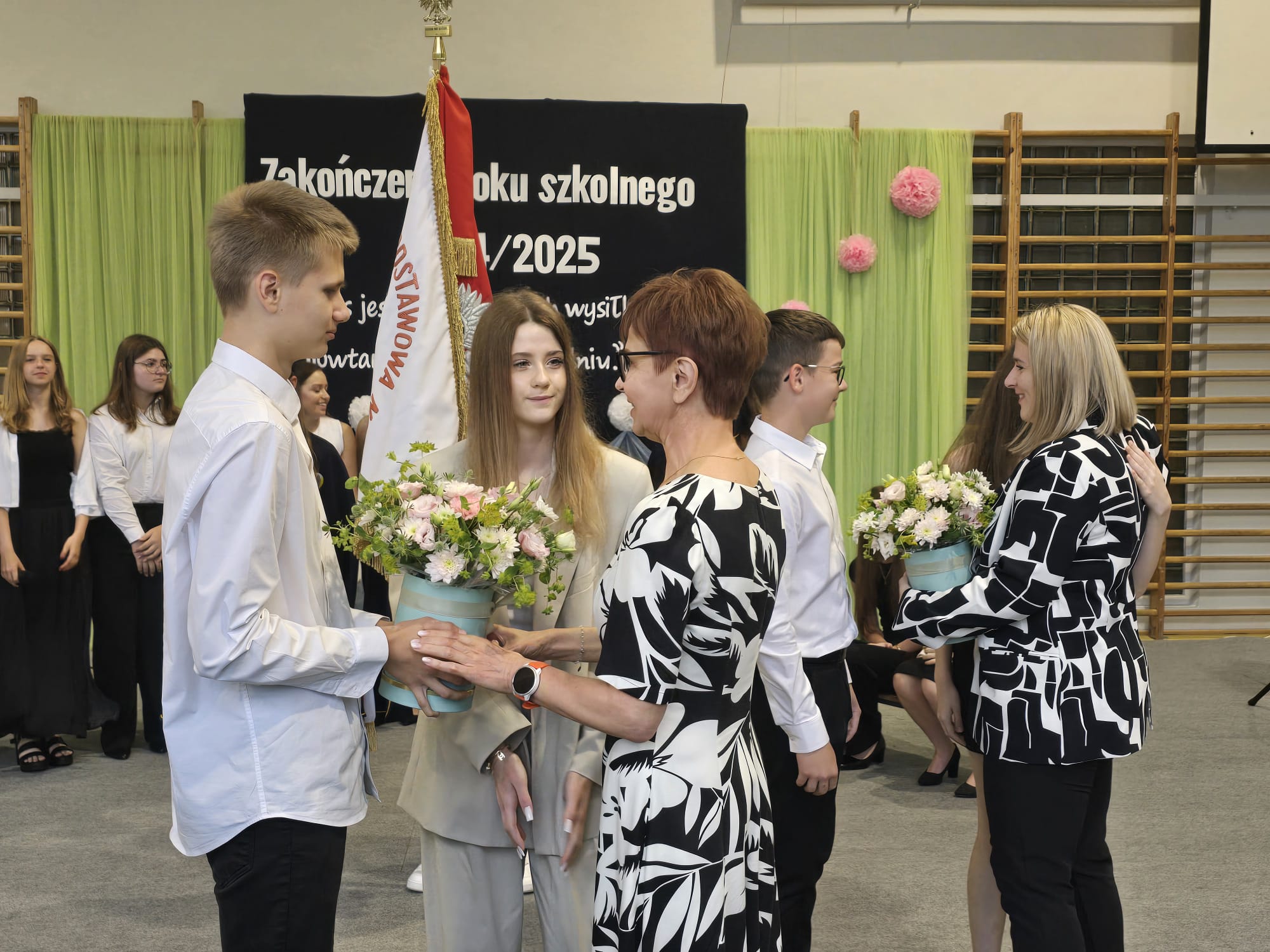 Uroczyste zakończenie roku szkolnego2024-2025 - podziękowania