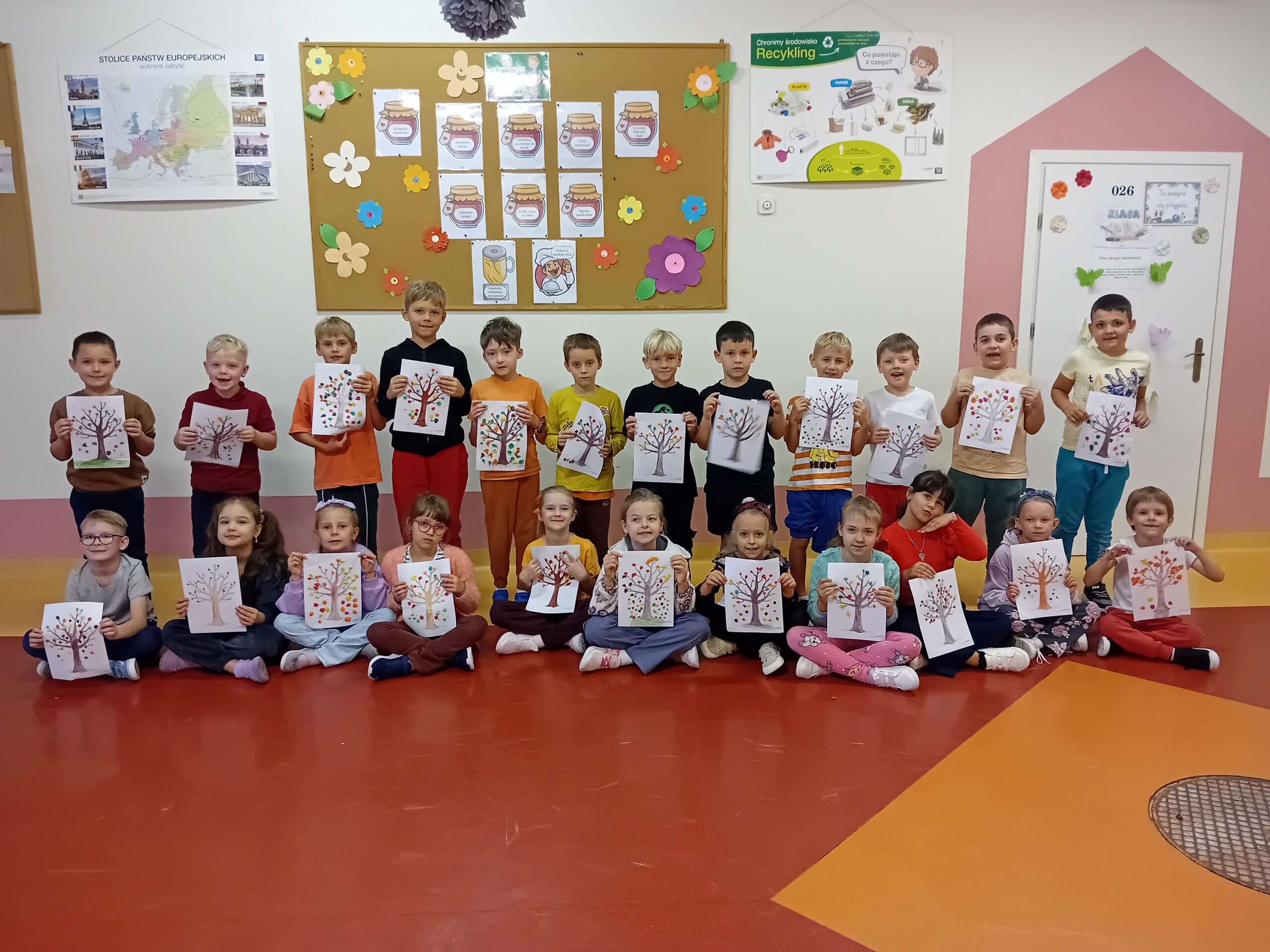 4.Klasa 1b jesienna praca plastyczna