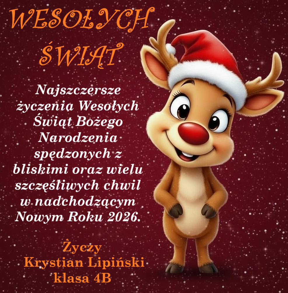 Kartka bożonarodzeniowa w programie graficznym