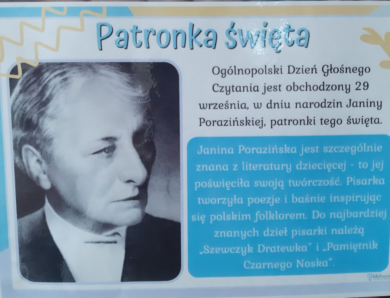 Janina Porozińska - portret i opis
