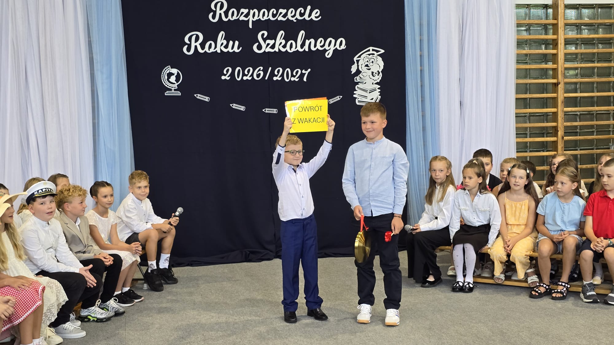 Uroczyste rozpoczęcie roku szkolnego 2026/2027 w klasach 4-8. Występy uczniów.